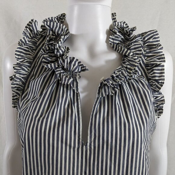 J Crew Frilly Sleeveless Blouse - Picture 2 of 5